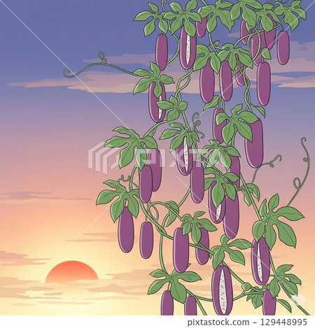 木通與日落 129448995