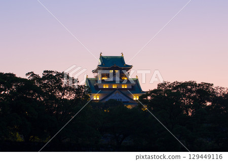 Osaka Castle Dusk 4 129449116