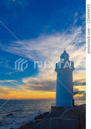 landscape with lighthouse landscape with lighthouse 129449453