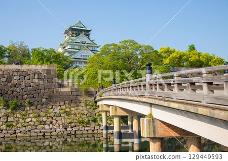 Osaka Castle Fresh Green 2 129449593