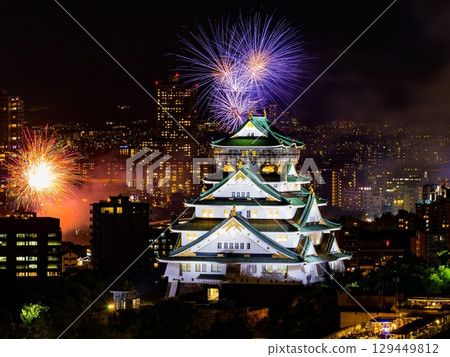 大阪城天神祭煙火大會 129449812