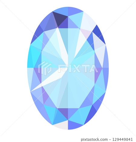 Illustration of sparkling colorful gemstones (variations available) Illustration of sparkling colorful gemstones (variations available) 129449841