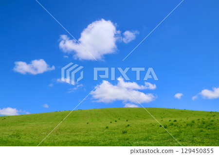 草原與開闊的天空（北海道美瑛） 129450855