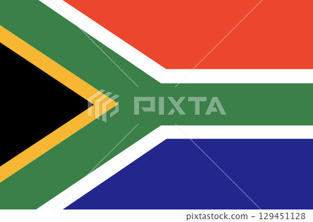 National flag of South Africa 129451128