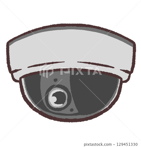 圓頂形監視器插圖 129451330