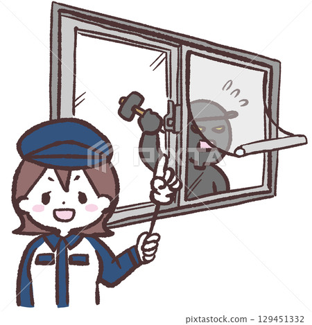 一個人解釋安全膜的插圖 一個人解釋安全膜的插圖 129451332