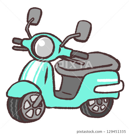 綠色滑板車圖 綠色滑板車圖 129451335