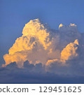 Cumulonimbus clouds and summer sunshine 129451625