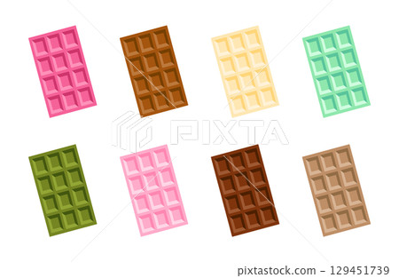 Chocolate bar set Chocolate bar set 129451739