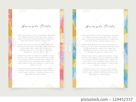 Abstract and beautiful design frame Abstract and beautiful design frame 129452337