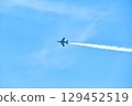 [Osaka] Blue Impulse celebrates Expo 2025. The blue and white aircraft was cool and performed an amazing acrobatic flight. 129452519