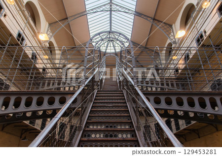 Central staircase of Kilmainham Gaol, Dublin (Ireland) 129453281