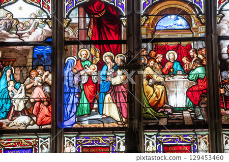 Saint-pol-de-Leon, cathedral Paul Aurelien, brittany, france 129453460