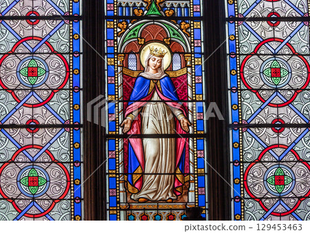 Saint-pol-de-Leon, cathedral Paul Aurelien, brittany, france Saint-pol-de-Leon, cathedral Paul Aurelien, brittany, france 129453463