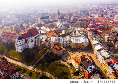 Lublin with Old Church Square Lublin with Old Church Square 129453754
