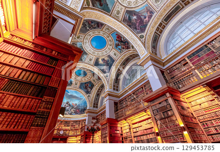 Library at the national assembly, Paris, France 129453785