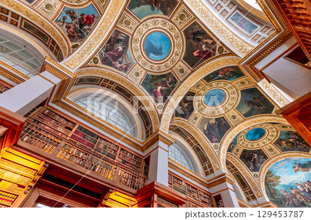 Library at the national assembly, Paris, France 129453787