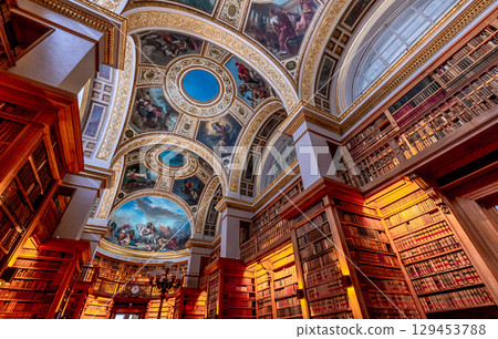 Library at the national assembly, Paris, France 129453788