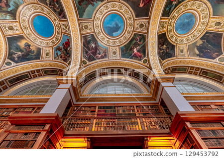 Library at the national assembly, Paris, France 129453792