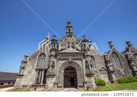 Parish close church of Guimiliau, finistere, brittany, france Parish close church of Guimiliau, finistere, brittany, france 129453873
