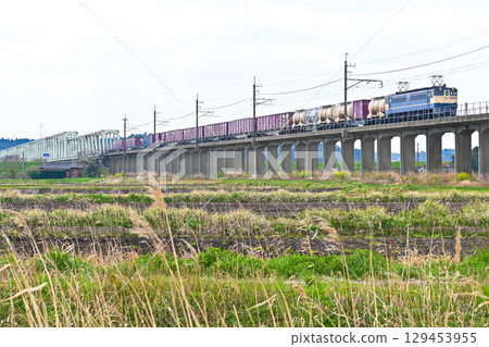 Freight train of Kashima Line 129453955