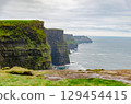 Cliffs of Moher: A series of cliffs overlooking the Atlantic Ocean (Ireland) 129454415