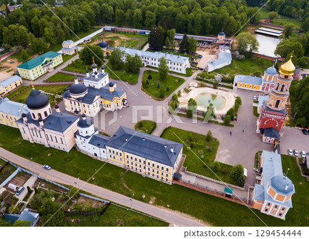 Holy Ascension Davids desert from helicopter. Moscow region. Russia Holy Ascension Davids desert from helicopter. Moscow region. Russia 129454444