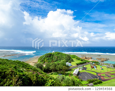 Cape Ayamaru in summer (Amami Oshima, Kagoshima Prefecture) 129454568
