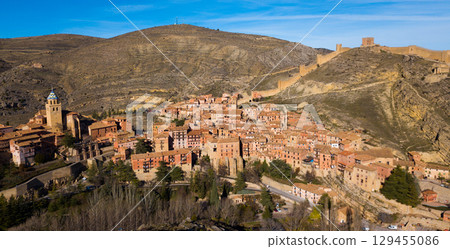 Aerial view of Albarracin 129455086