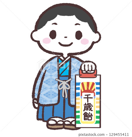 五歲的七、五三的插圖 129455411