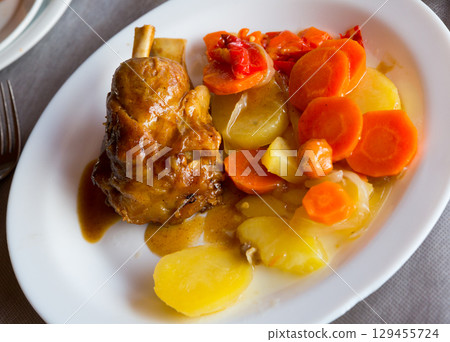 Tasty spanish dish Codillo Tasty spanish dish Codillo 129455724