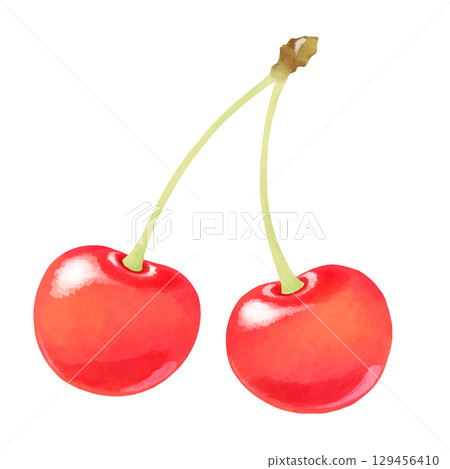 櫻桃插圖 129456410