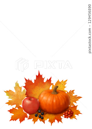 秋季素材〈明信片〉 A-1 129456890