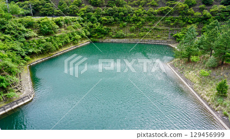 Narufuchi Dam in Sasaguri Town, Kasuya District, Fukuoka Prefecture 129456999