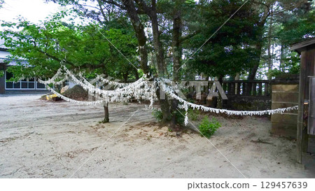 Yawata Nata Shrine on Nata Coast in Oita Prefecture Yawata Nata Shrine on Nata Coast in Oita Prefecture 129457639