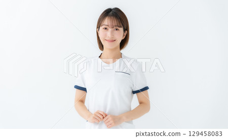 女白大褂護理師醫療 129458083