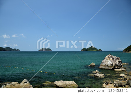西廣海岸（眺望黑島、高島）[和歌山縣有田郡廣川町] 129458241