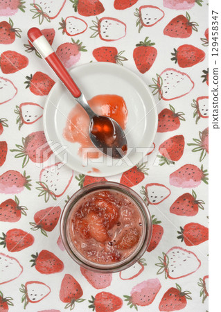 Homemade strawberry jam Homemade strawberry jam 129458347