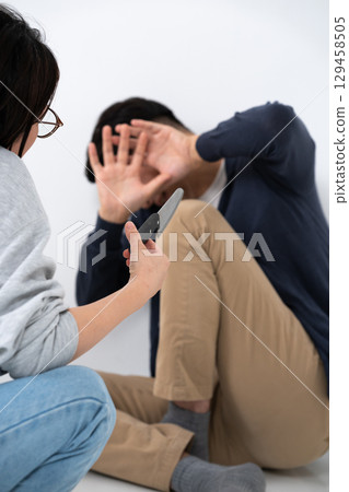 逆轉家庭暴力，暴力，打架，刀 129458505
