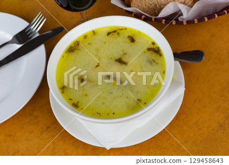 Georgian chicken soup - chikhirtma Georgian chicken soup - chikhirtma 129458643