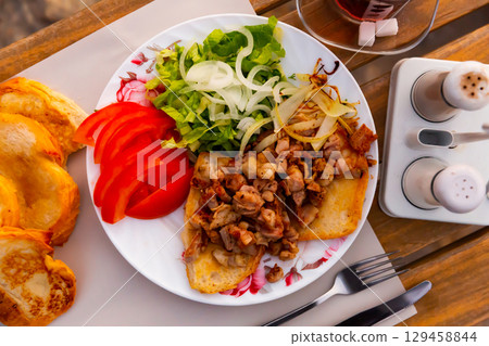 turkish street food kokorec turkish street food kokorec 129458844