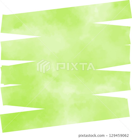 時尚水彩方形向量框架，綠色，鮮綠色 129459062