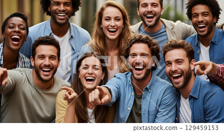 Everyone is smiling Everyone is smiling 129459153