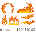 Flame illustration 129459185