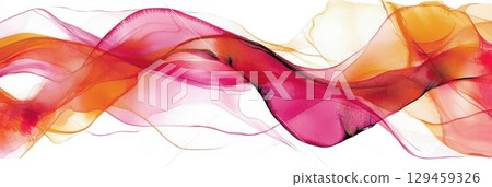 Flowing Colors Create a Fluid Artwork, Abstract Composition With Waving lines Flowing Colors Create a Fluid Artwork, Abstract Composition With Waving lines 129459326