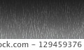 Rainfall texture isolated on transparent background. Vertical clear vector streaks of rain downpour 129459376
