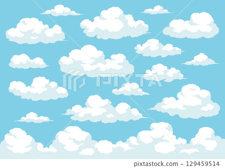Cloud illustration Cloud illustration 129459514