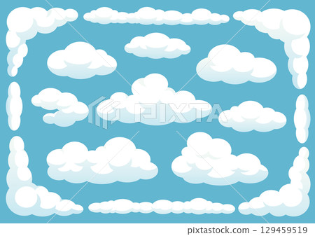 雲的插圖 129459519