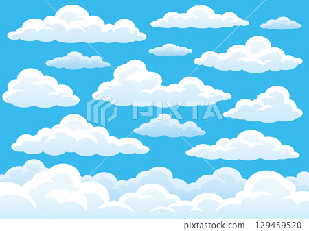 Cloud illustration Cloud illustration 129459520