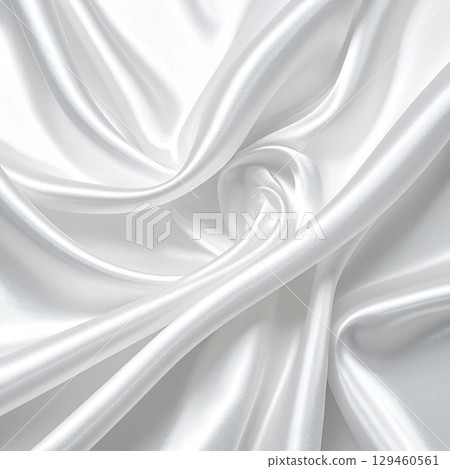 smooth elegant blue silk as background mock up 129460561